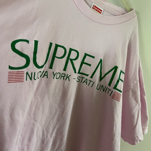 Supreme Nuova York pink tshirt. - Picture 4 of 4